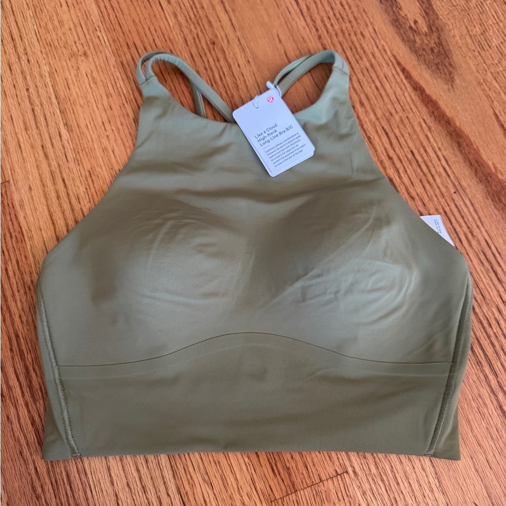 Lululemon Athletica Green Seamless Sports Bra